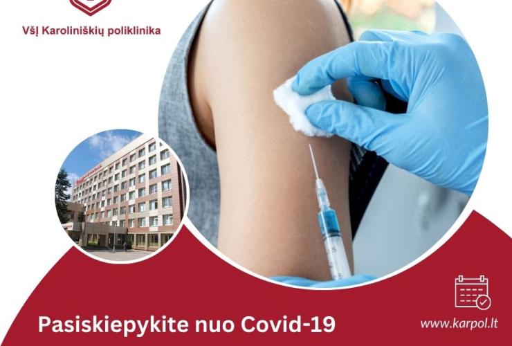 Pasiskiepykite nuo Covid-19